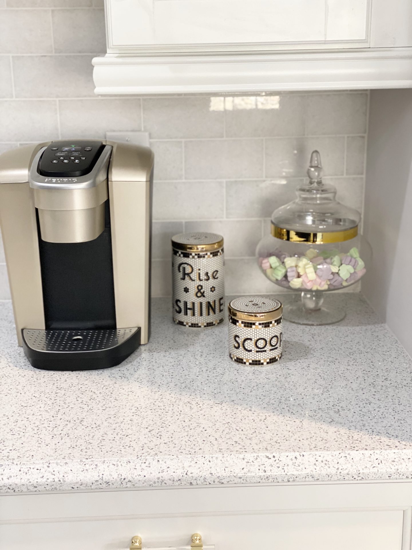 coffee corner in a kitchen 