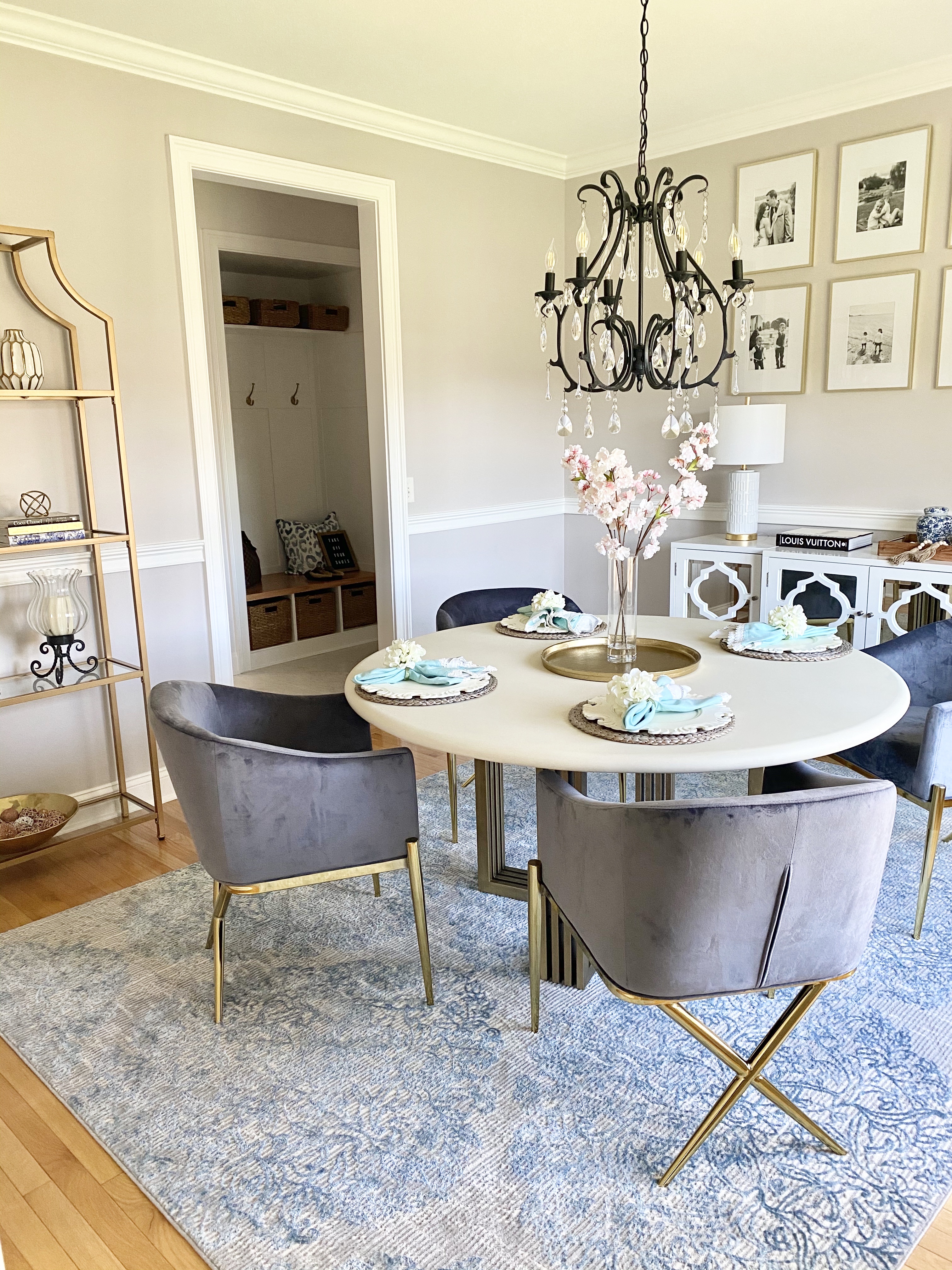 Dining Room Reveal after renovation