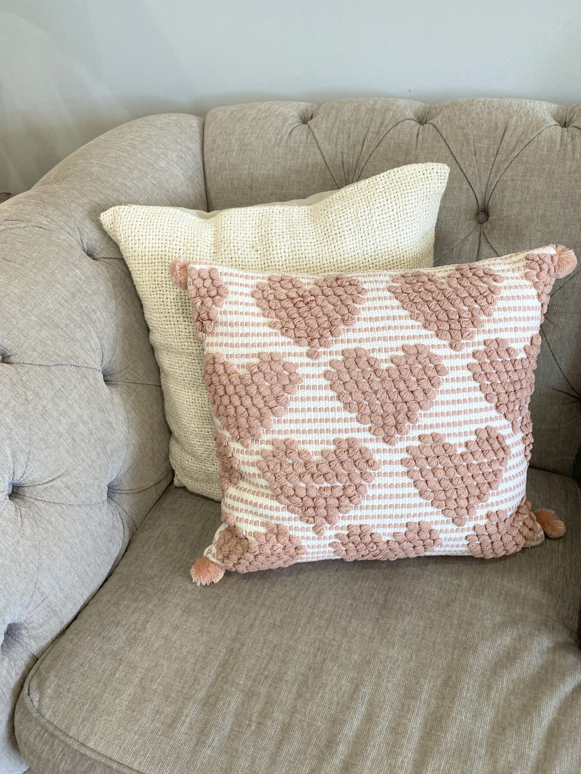 heart pillow cover